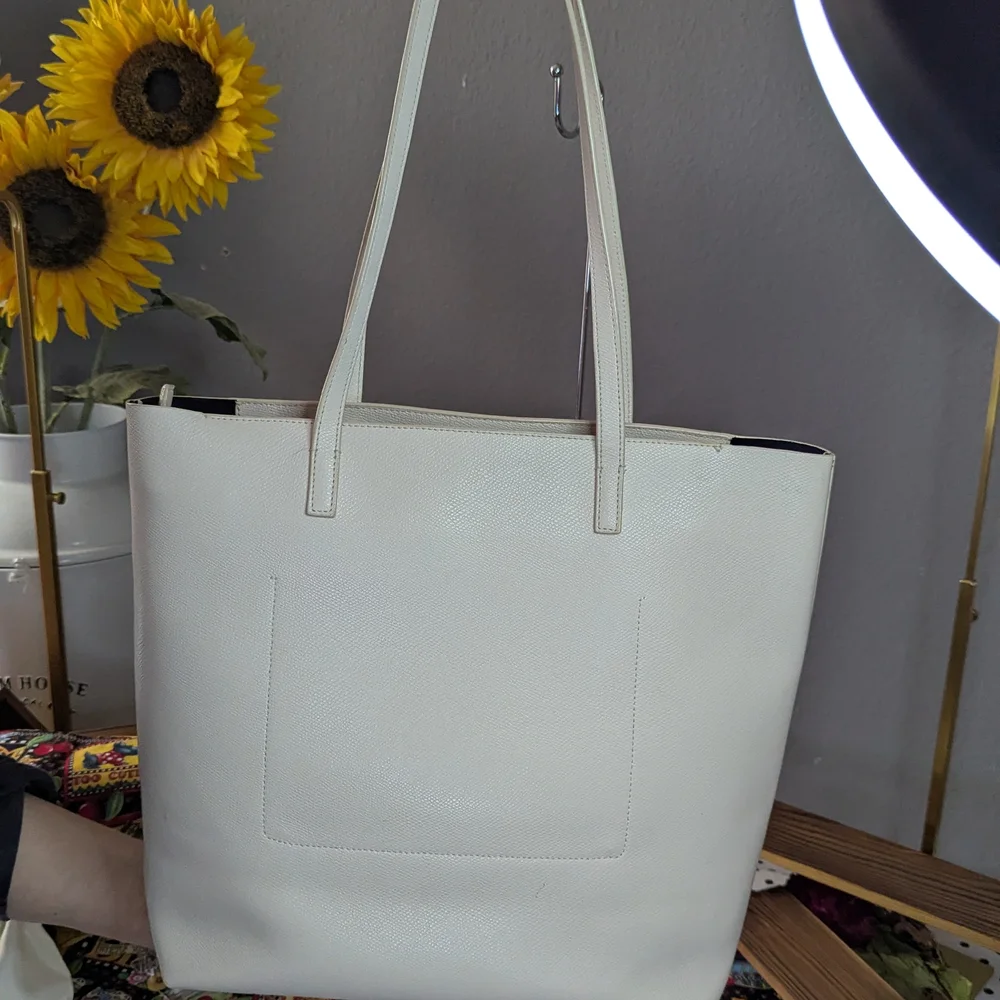 Kate Spade ON PURPOSE White Tote Bag (Bag Charm Sold Separate) - Picture 3 of 8